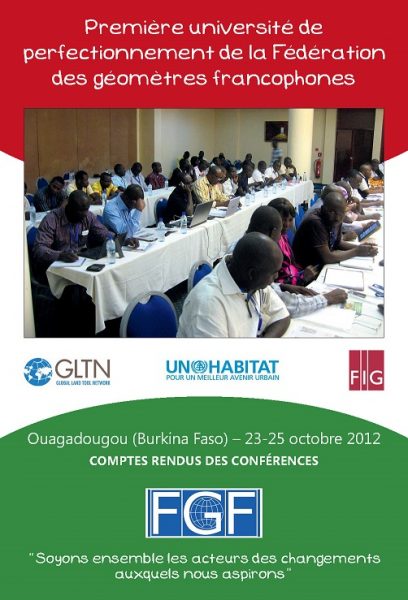 Actes 2012 Ouagadougou